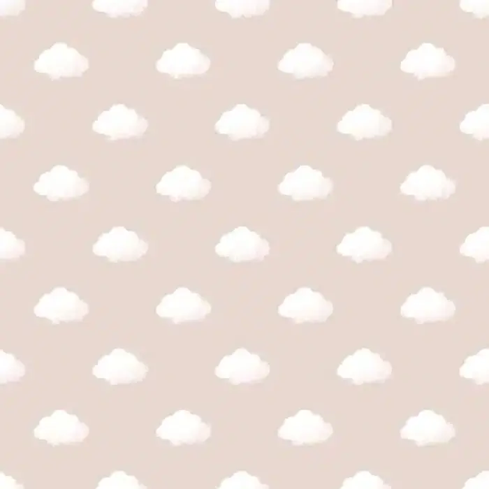 Behang met wolkjes 14834