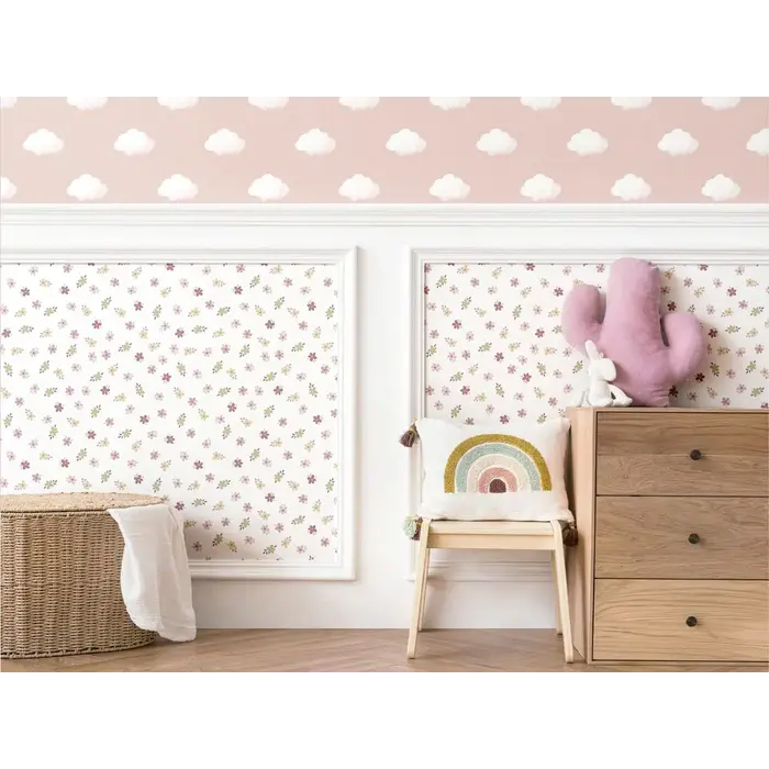 Behang met wolkjes 14834