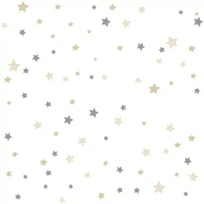 Behang met sterretjes 14826