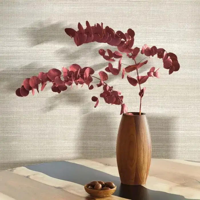 Behang met weefselstructuur 21151