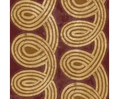 Behang met spiraal print 21134