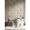 Behang met spiraal print 21130