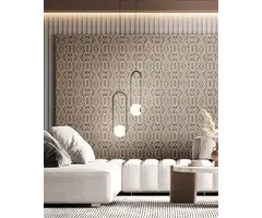 Behang met grafische Aztek print 21119