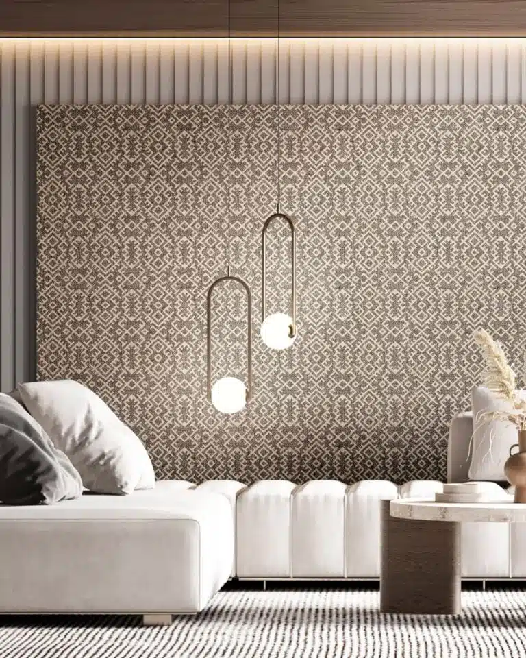 Behang met grafische Aztek print 21119