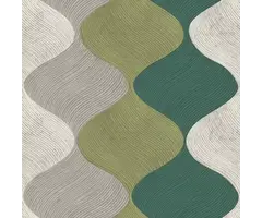 Behang met organische retro print 21115