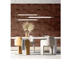 Behang met vakkenprint 24474