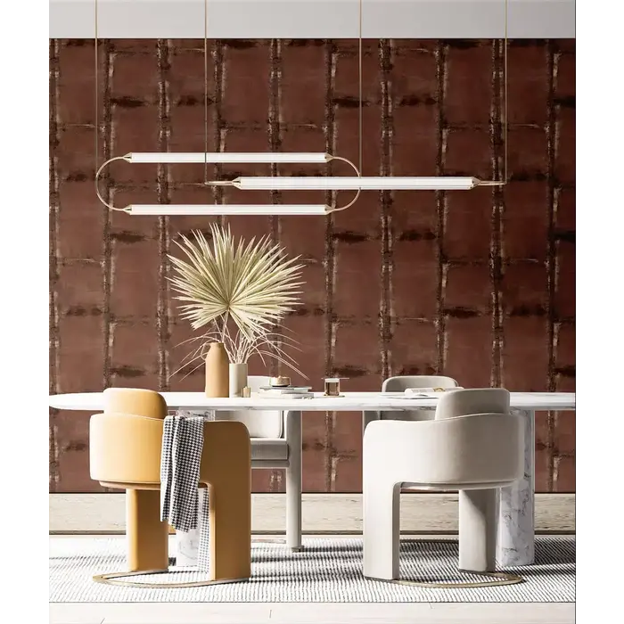 Behang met vakkenprint 24474