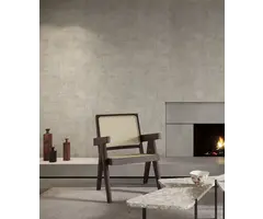 Behang met sleets weefsel structuur 24441