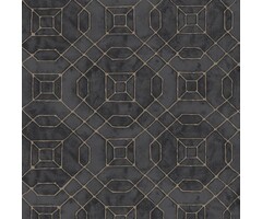 Behang met grote grafische print W78218