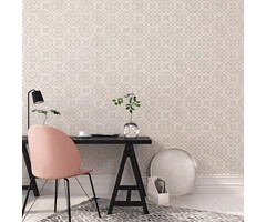 Behang met grote grafische print W78215