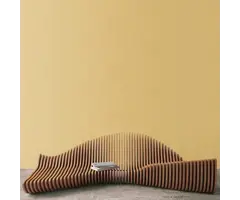 Behang met lichte schubstructuur