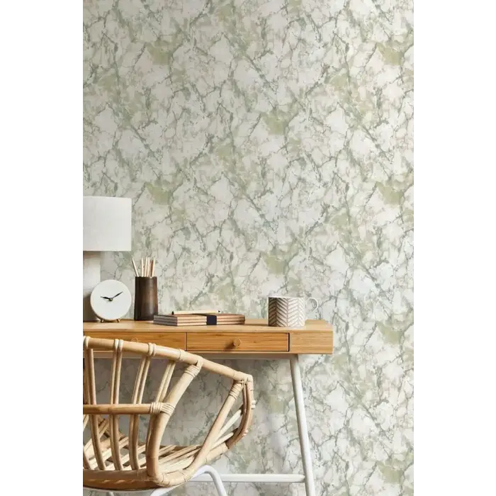 Behang met marmerprint G67755