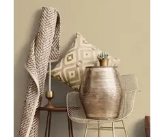 Behang met linnen look G67445