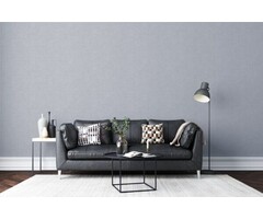 Behang met linnen look G67440