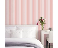 Behang met brede strepen G78520