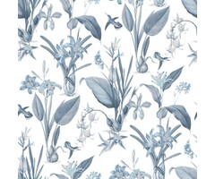 Behang met bloemen G78504