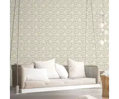 Behang met bloemen G78488