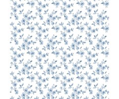 Behang met bloemen G78481