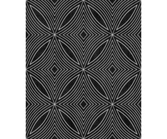 Behang met grafisch metallic dessin G67732