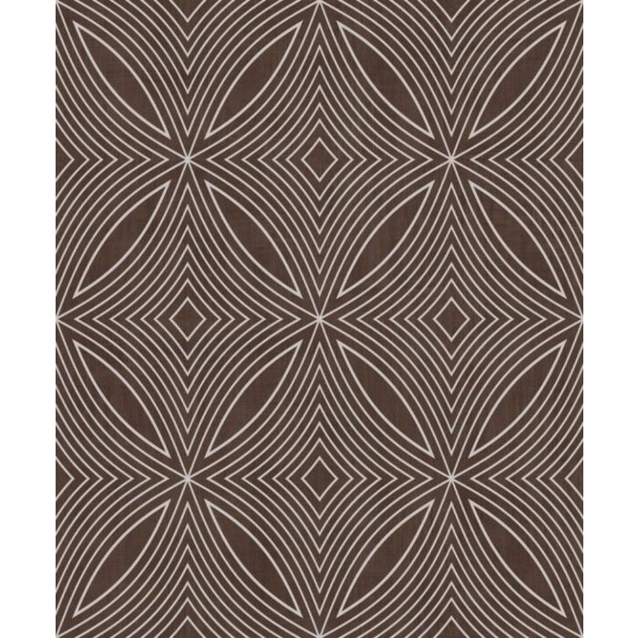 Behang met grafisch metallic dessin G67725