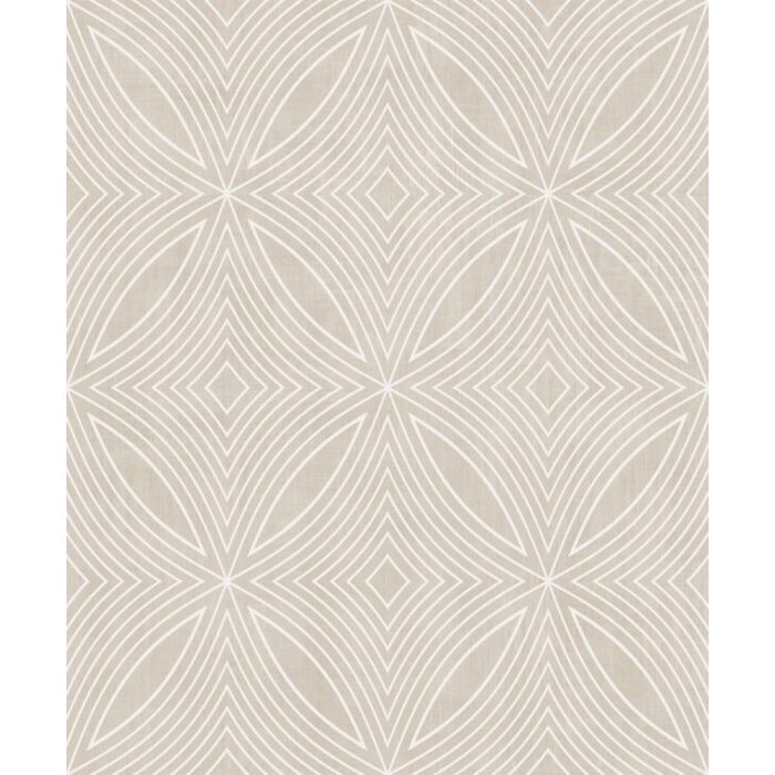 Behang met grafisch metallic dessin G67722