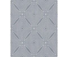 Behang met grafisch metallic dessin G67721