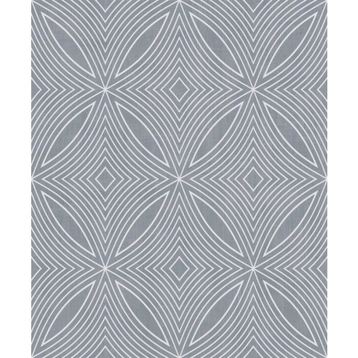 Behang met grafisch metallic dessin G67721
