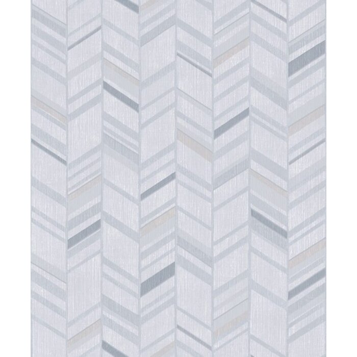 Behang met chevron print G67711