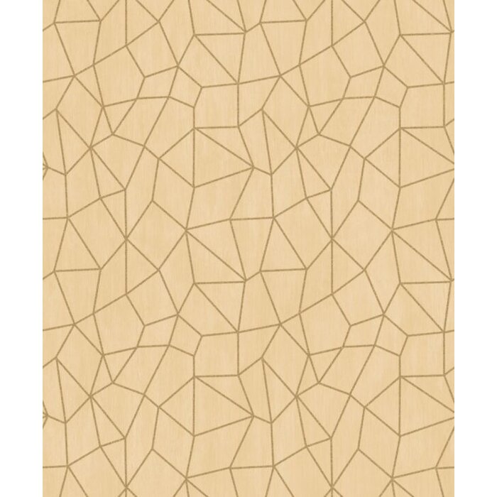 Behang met facet print G67703