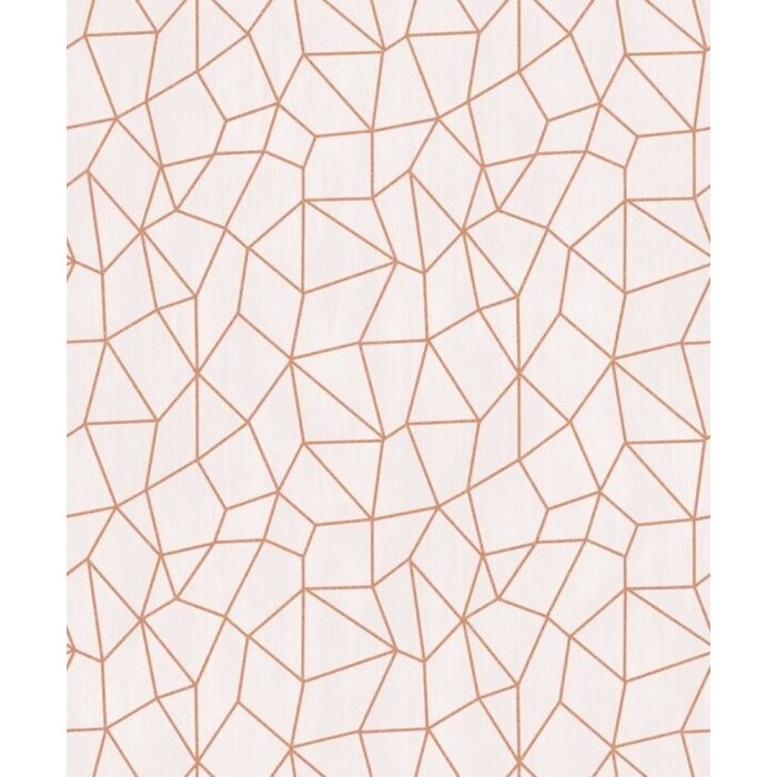 Behang met facet print G67701