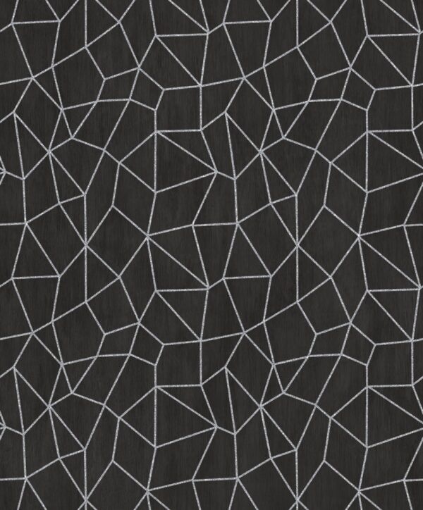 Behang met facet print G67694