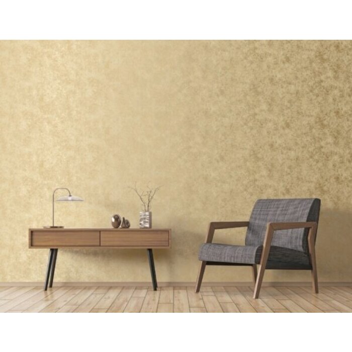 Behang met metallic betonlook G67693