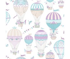 Behang met luchtballonnen G56543