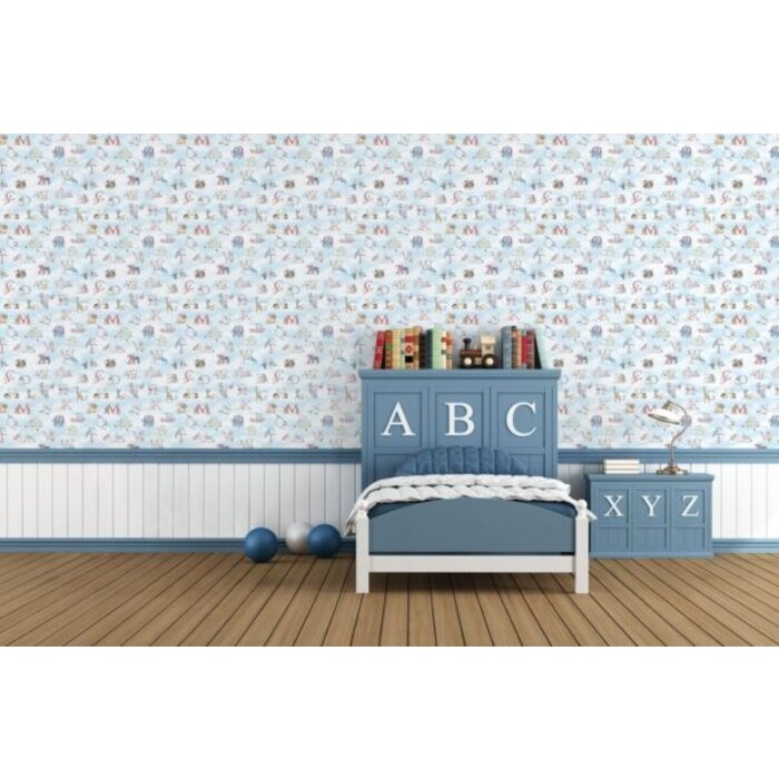 Behang alfabet letters G56537