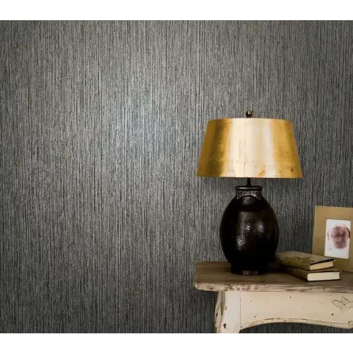 Behang lichte streepstructuur