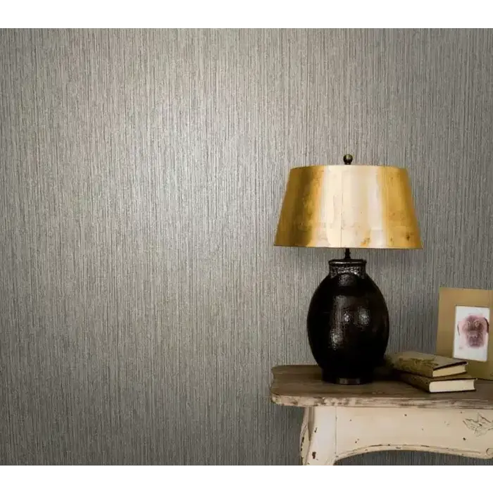 Behang lichte streepstructuur