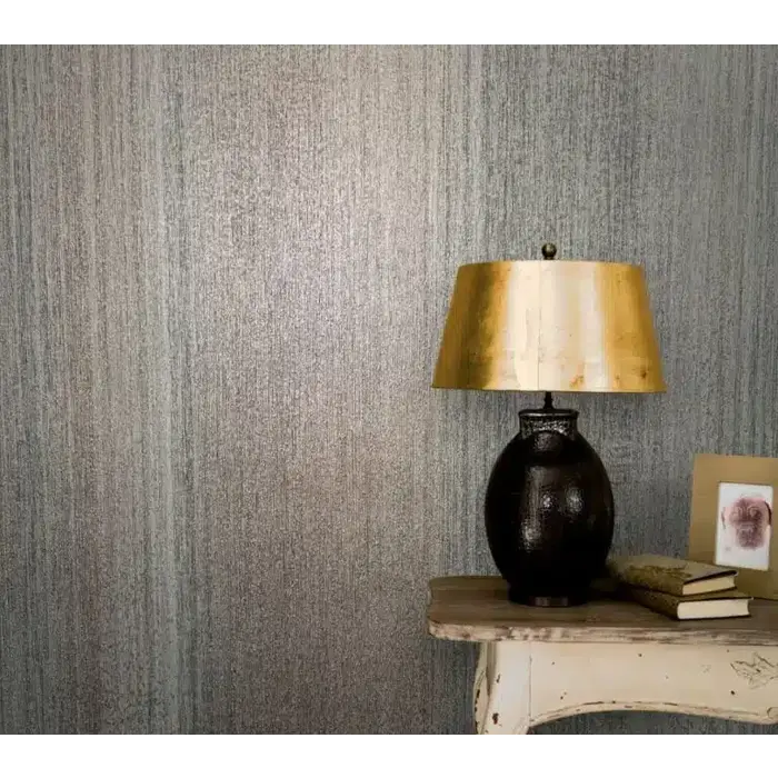 Behang metallic strepen kleurverloop