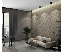 Behang grafische halve cirkels