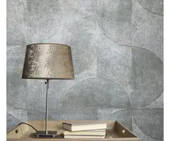 Behang grafische halve cirkels