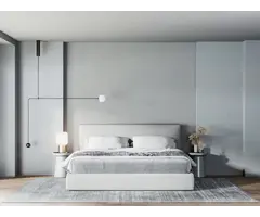 Behang wolkerige uni