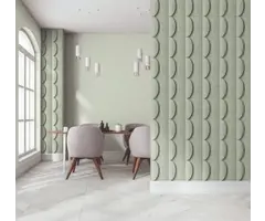 Behang 3d ovaal patroon 34488