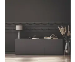 Behang 3d ovaal patroon 34486