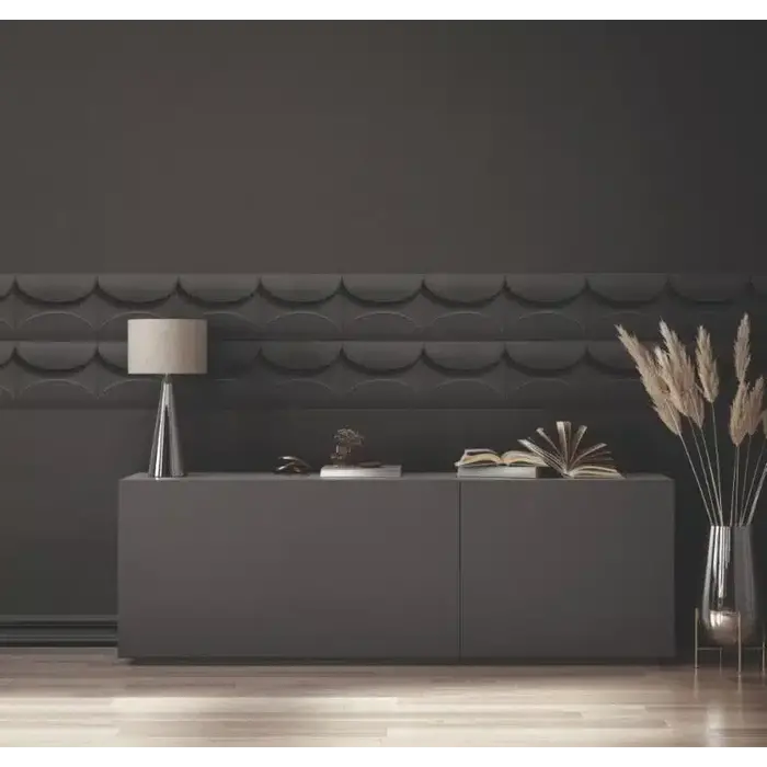 Behang 3d ovaal patroon 34486