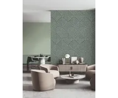 Behang 3d ruitpatroon 34485