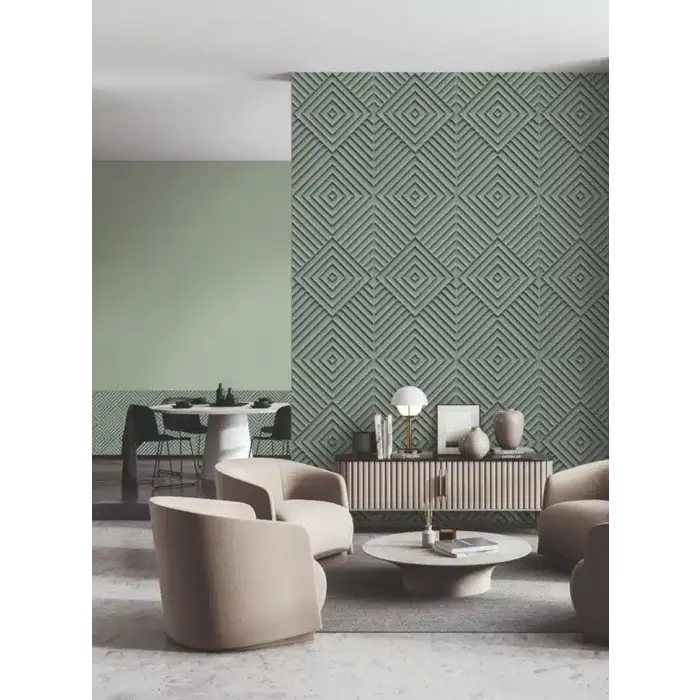 Behang 3d ruitpatroon 34485