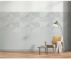 Behang 3d ruitpatroon 34481