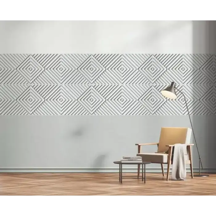 Behang 3d ruitpatroon 34481