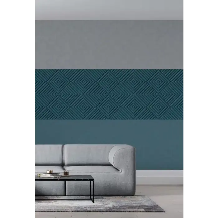 Behang 3d ruitpatroon 34480