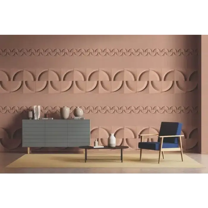 Behang 3d halve cirkel patroon 34467