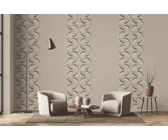 Behang 3d halve cirkel patroon 34466